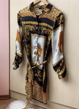 Легкая эффектная туника в леопардовый принт от quiz