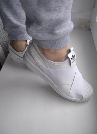 Adidas кроссовки мокасины кеды 38 размер 25 см стелька3 фото