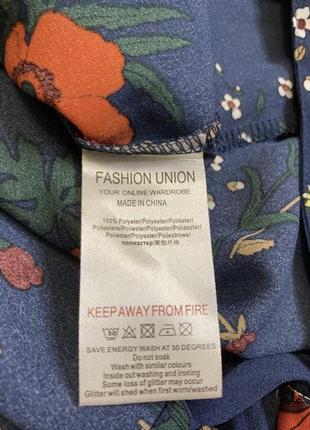 Брендова жіноча літня класна блуза на запах р. 36 fashion union5 фото