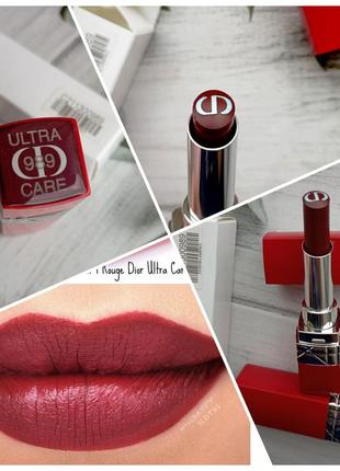 Помада для губ з квітковою олією christian dior rouge dior ultra care2 фото