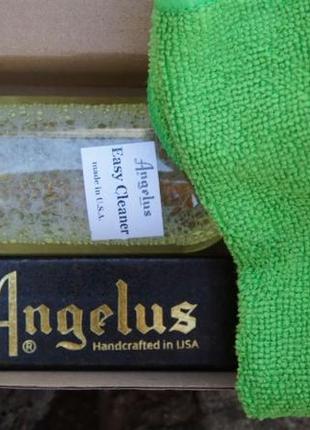 Набір для чищення взуття angelus easy cleaner kit #sk2