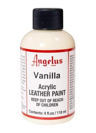 Фарба для шкіри angelus vanilla (ванільний)3 фото