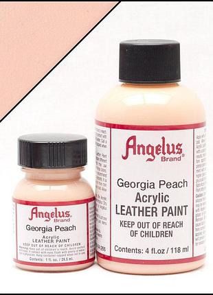 Краска для кожи angelus georgia peach (грузинский персик)