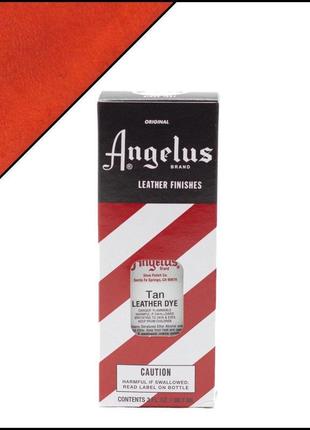 Барвник для шкіри angelus leather dye tan (жовтувато-коричневий)