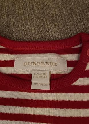 Боди с юбкой для девочки,burberry, оригинал!3 фото