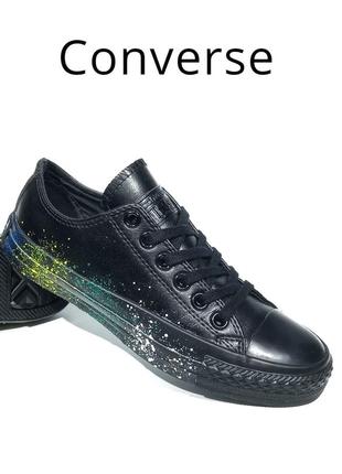 Шкіряні кеди converse оригінал1 фото