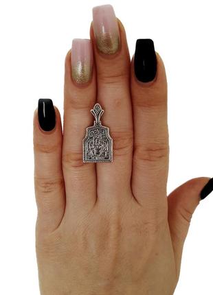 Серебряная ладанка 925 проба черновая