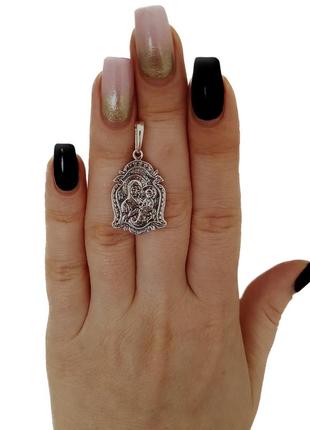Серебряная ладанка 925 проба черновая