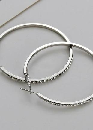 Серьги кольца, серьги кольца, 5 см