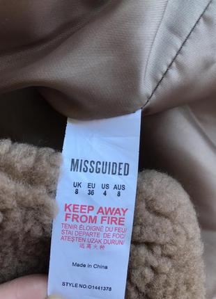 Шуба missguided тедди teddy чебурашка  oversize6 фото