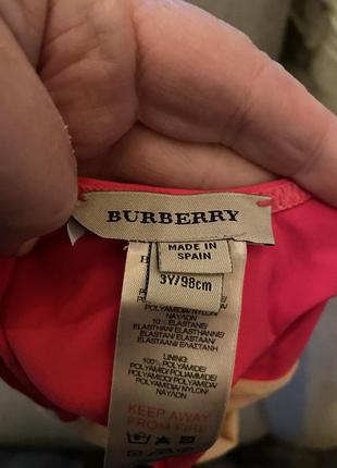 Купальник цельный для девочки,burberry, оригинал!4 фото