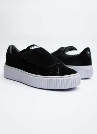 Жіночі кеді puma basket platform strap