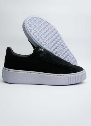 Жіночі кеди puma basket platform strap3 фото