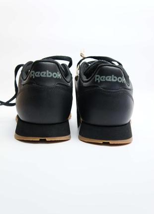 Кросівки reebok classic leather black оригінал3 фото