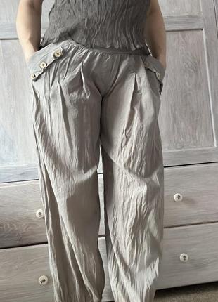 Удобные повседневные хлопковые брюки италия брюки джоггеры2 фото