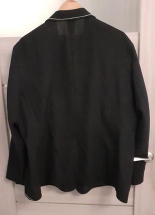 Легкий классический пиджак delmod большого размера, наш 56-58,2 фото