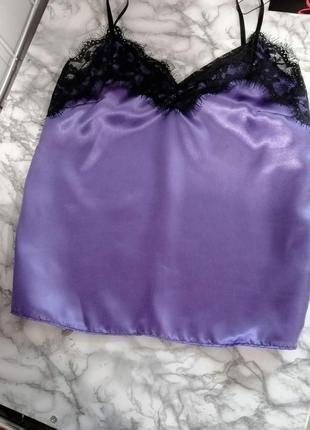 Майка топ топик атлас