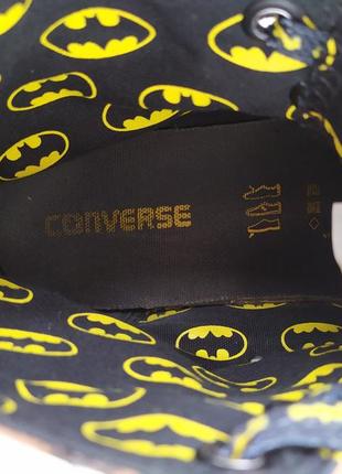 Кеди converse all star batman 42.5р  оригінал кросівки хайтопи sneakers8 фото