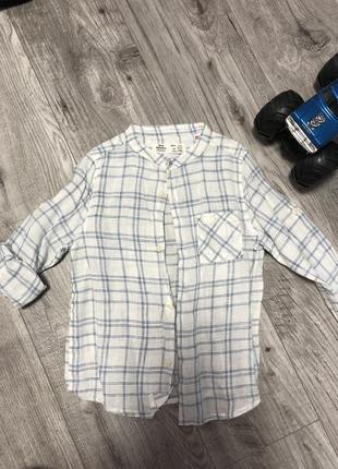 Zara рубашка на мальчика 3-4 года.
