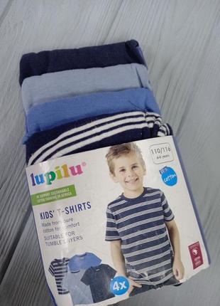 Комплект футболок на хлопчика, 110-116см, 4-6р.
