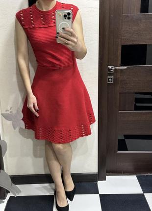 Ted baker шикарное красное платье2 фото