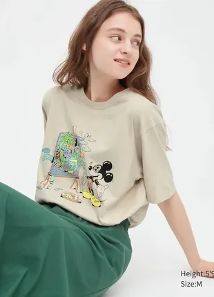 Футболка коллекции mickey & friends, uniqlo4 фото