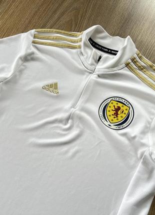 Мужская спортивная тренировочная футбольная кофта adidas scotland3 фото