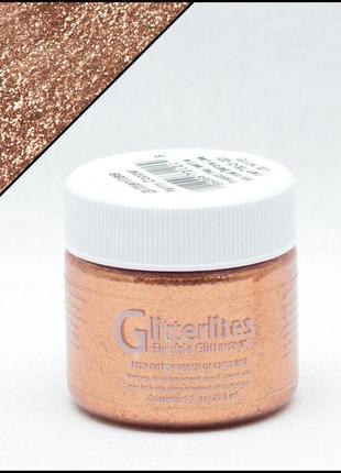 Краска для кожи angelus glitterlites penny copper (медный)