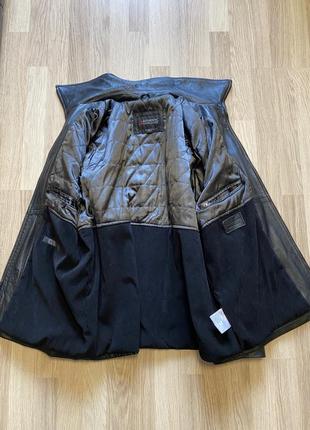 Куртка кожаная утеплённая authentic размер l7 фото