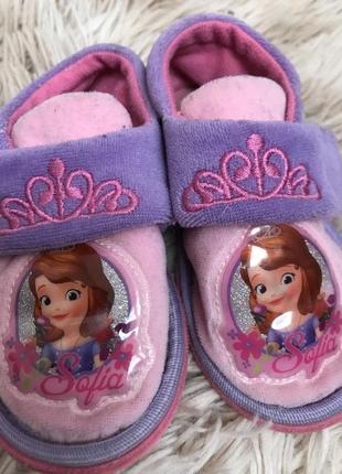 Тапочки принцесса софия