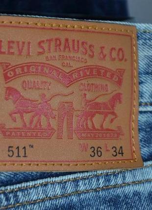 Джинси levis 511 jeans5 фото