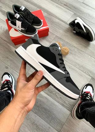 Nike air jordan 1 retro low travis scott silver 2