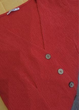 Красное платье pull &amp; bear 2