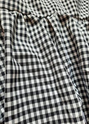 Топ блуза топик шахматный блузка3 фото