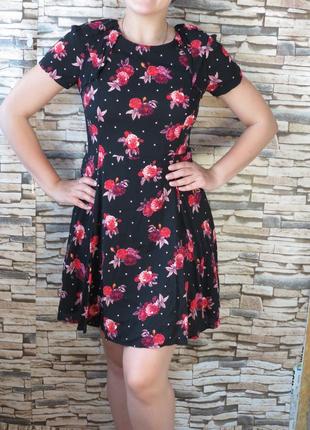 Платье oasis с цветочным принтом12 размер