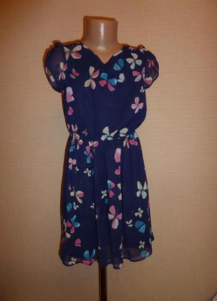 M&co платье с бабочками на 6-7 лет