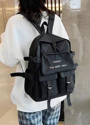 Школьный рюкзак для девочки с большим количеством карманов.1 фото