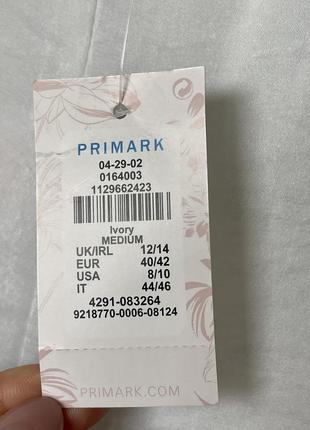 Белые шортики с кружевом primark пижамные шорты легкие домашние свадебные4 фото