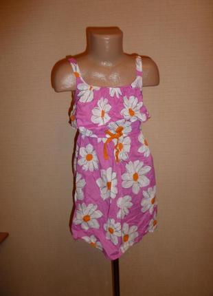 Next легкий хлопчатый сарафан некст на 6 лет рост 116 см