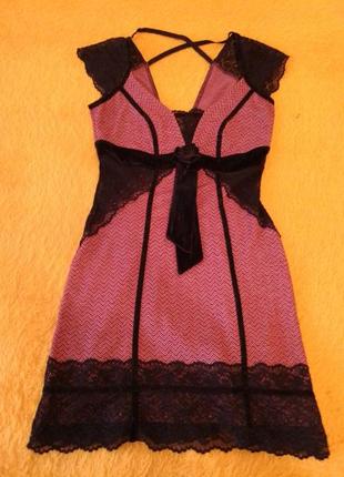 Ніжна сукня с мереживом на 40_44 роз1 фото