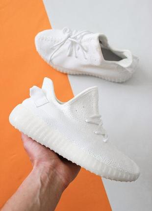 Женские лёгенькие adidas yeezy boost 350 white .2 фото