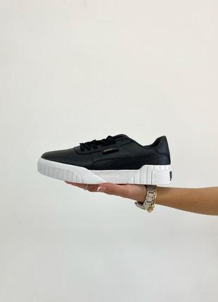 Модні жіночі кросівки puma basket cali(37-40) у чорному кольорі.4 фото