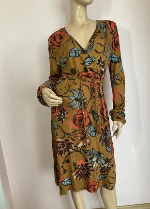 Красивое вискозное платье/ l/ brend brooker
