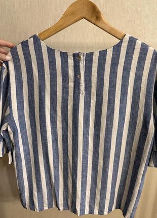 Блуза в смужку від бренду «tu»5 фото