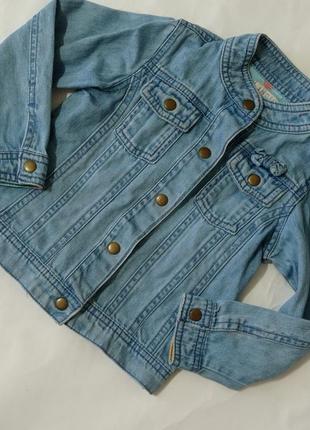 Джинсовка, джинсовая куртка фирма h&m на 2-3 года на 98 см2 фото