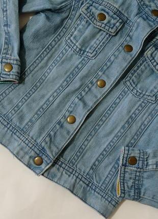 Джинсовка, джинсовая куртка фирма h&m на 2-3 года на 98 см3 фото