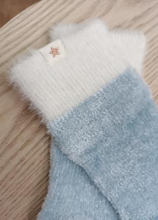 Теплі пухнасті шкарпетки р.31-342 фото