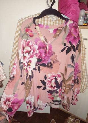 Блузка натуральная размер л- хл