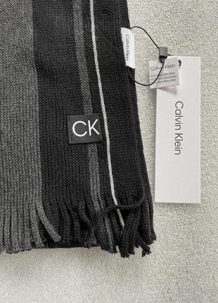 Новый шарф calvin klein ( ck tonal stripe scarf scarf ) с америки6 фото