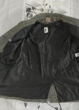 Полушерстяное пальто пиджак7 фото